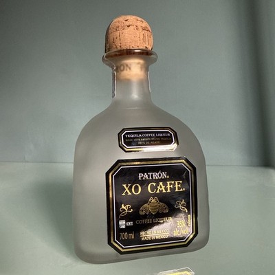 Tequila Patron XO Cafe 700ml Leerflasche Basteln Upcycling Requisite Sammlerstück 