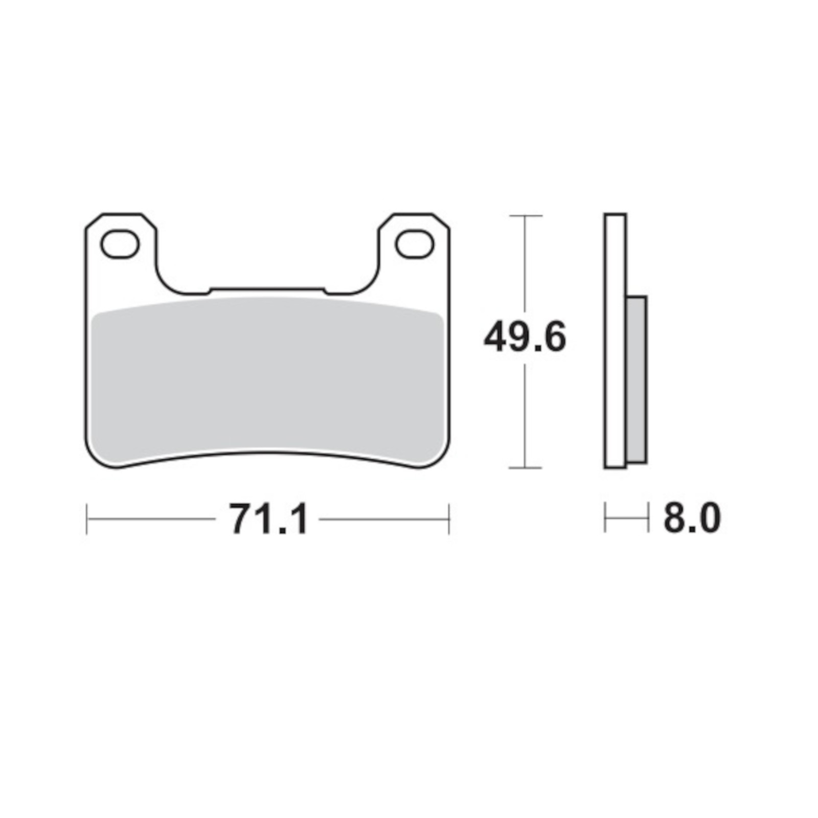 Brake Pads for KAWASAKI Z 900 RS 50TH Anniv ABS 2022 Front Sinter MotoMaster