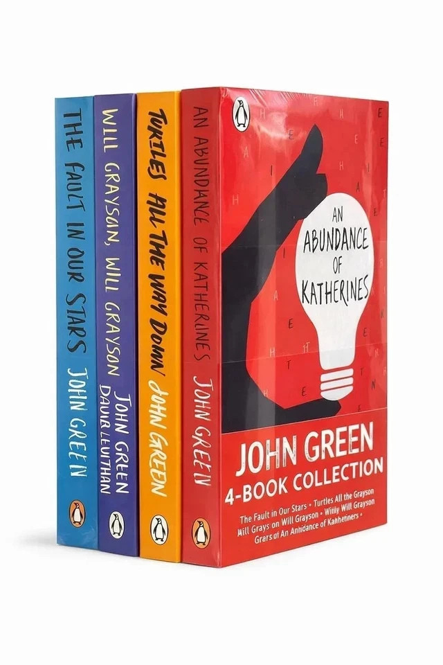 John Green 4 Books Collection Set Turtles All the Way Down,The Fault in Our Star