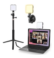 Video Conference Lighting Kit, with Tripod Stand Suction Cup