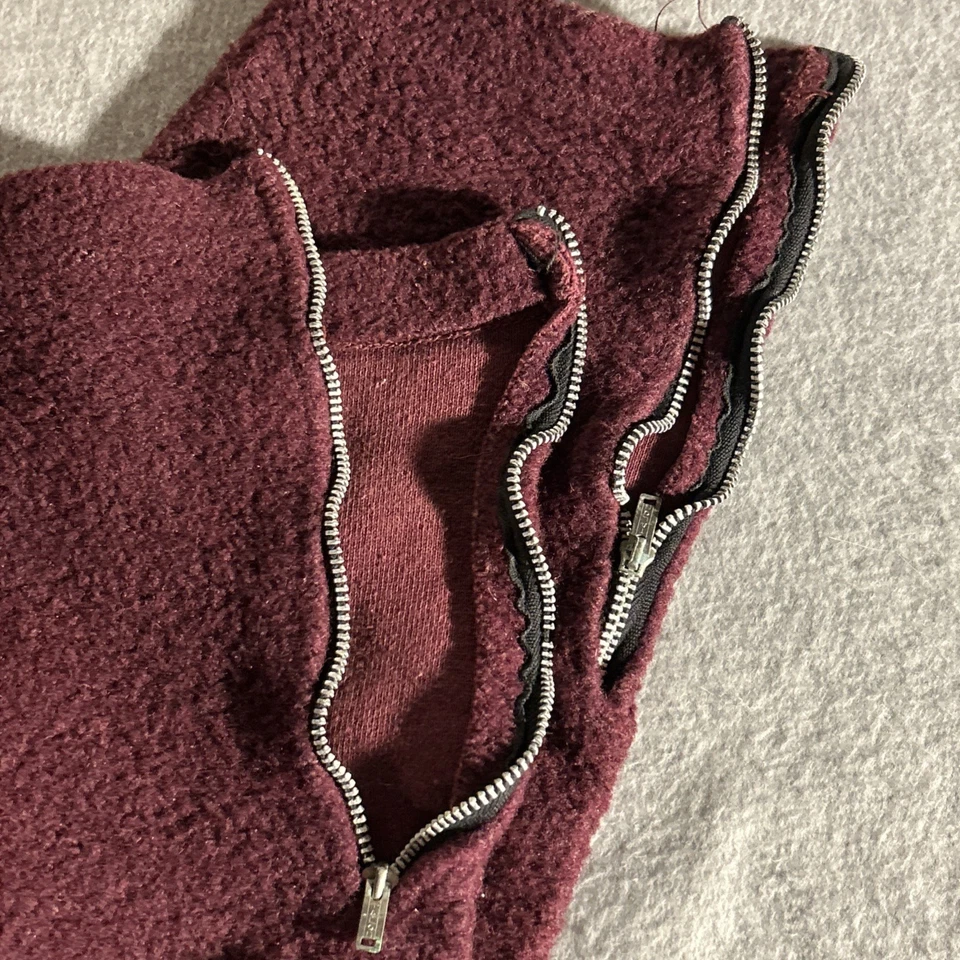 Pantalones deportivos de lana Champion de colección años 50 con cordón - medianos para hombre - rojos Foto 4 de 4