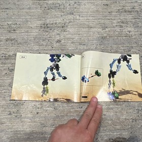 LEGO Bionicle Kopaka 8536 Instruction Manual Only