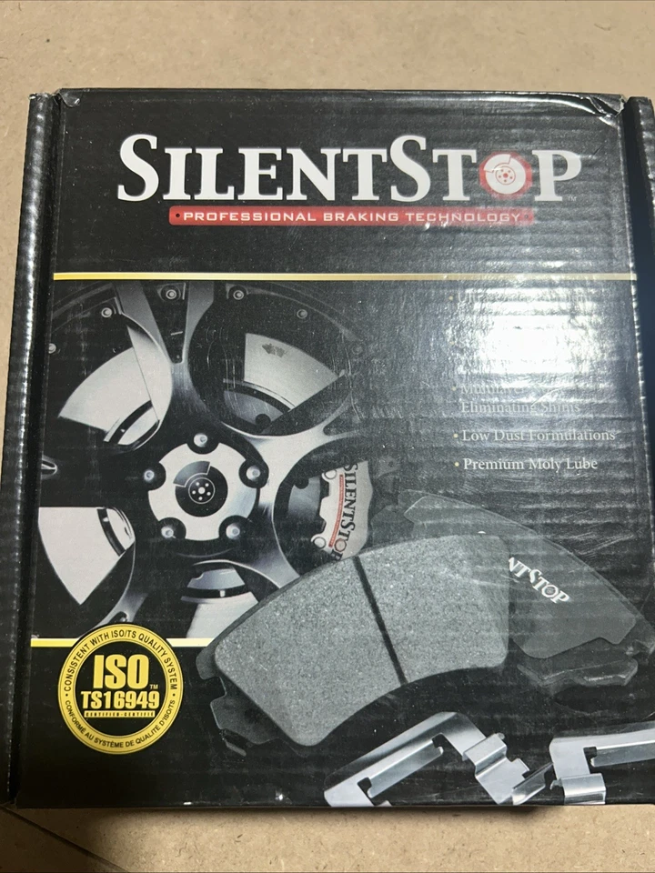 Juego de pastillas de freno de disco-SilentStop Silent Stop QX1589 sellado nuevo stock antiguo envío gratuito Foto 3 de 4