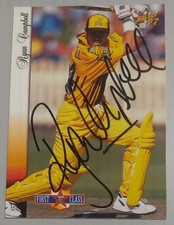 Ryan Campbell 1997 Select Cricket Signed Autograph Card Western Australia 