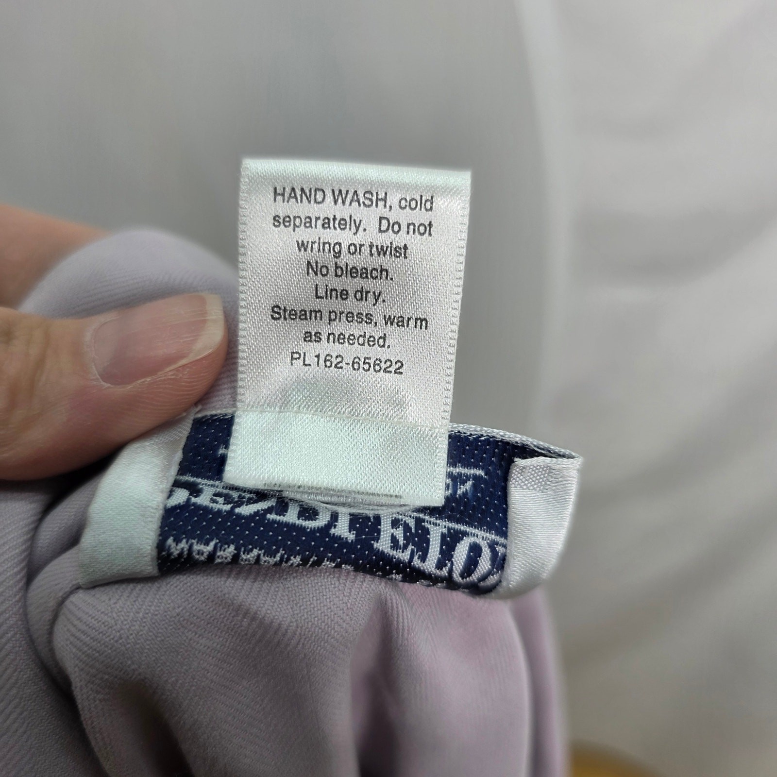 Pendleton Lavender Button Front Short Sleeve Silk… - image 6