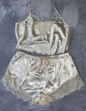 NEW Glossy Secret Satin Camisole  Tap panty Set 3X Sleep Lingerie Lounge