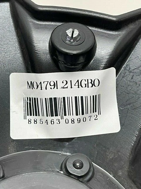 Tapa central de rueda negra brillante de metal para moto usada MO479L214GBO TAPA M-970 SIN DEVOLUCIONES Foto 3 de 4