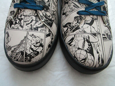 Coach x Marvel Clip Low Top Sneakers Comic Book Print Men