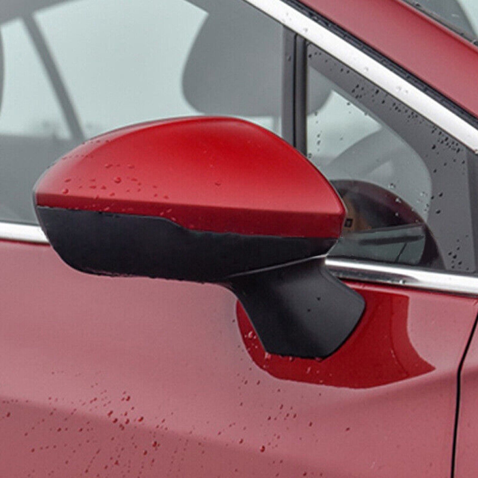 Red Right Passenger Side Mirror Cover Cap For Chevrolet Cruze 2017 2018 