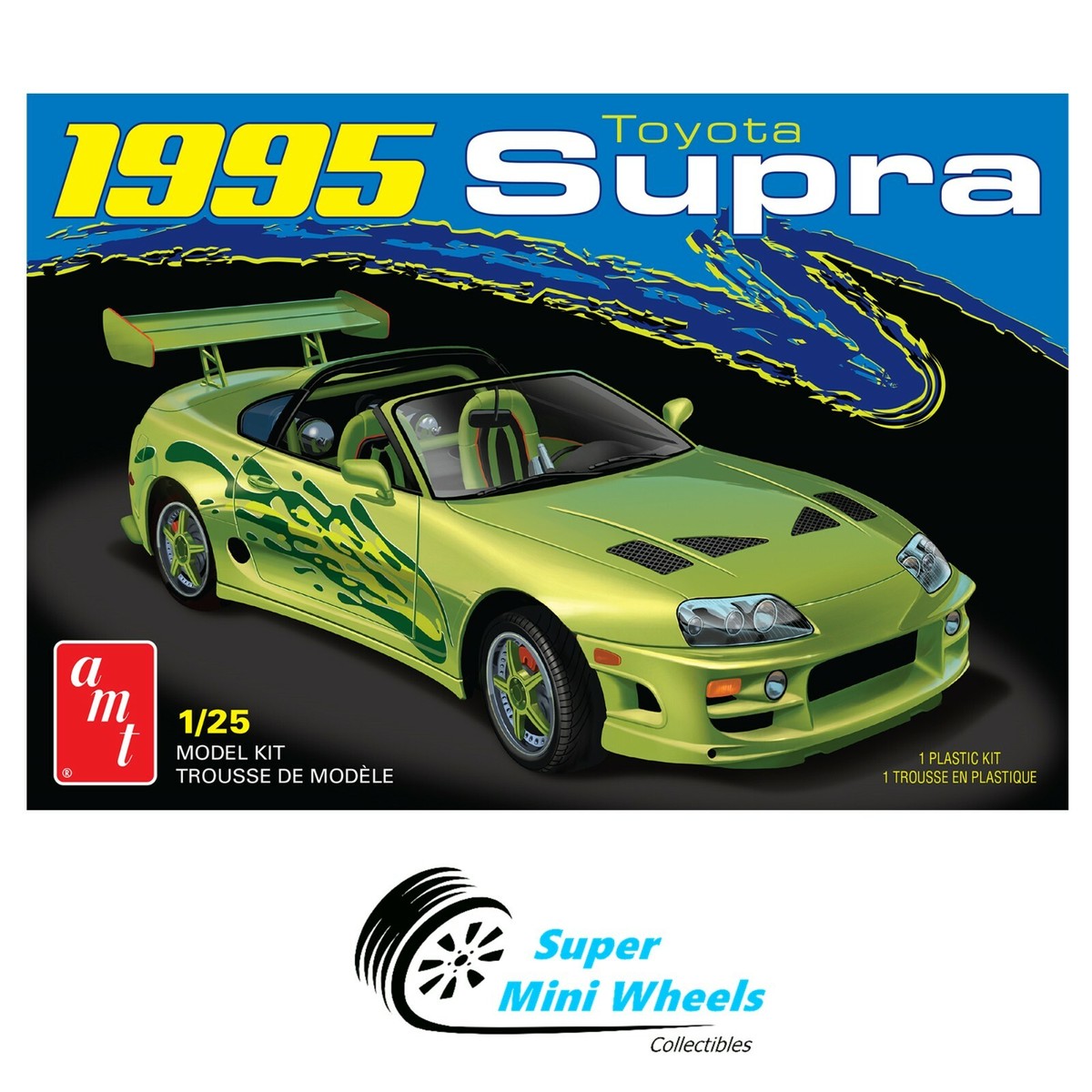 AMT ワイルドスピード 1995 TOYOTA SUPRA AMT 1995 TOYOTA SUPRA - 1:25 Model Kit - AMT1101 | eBay