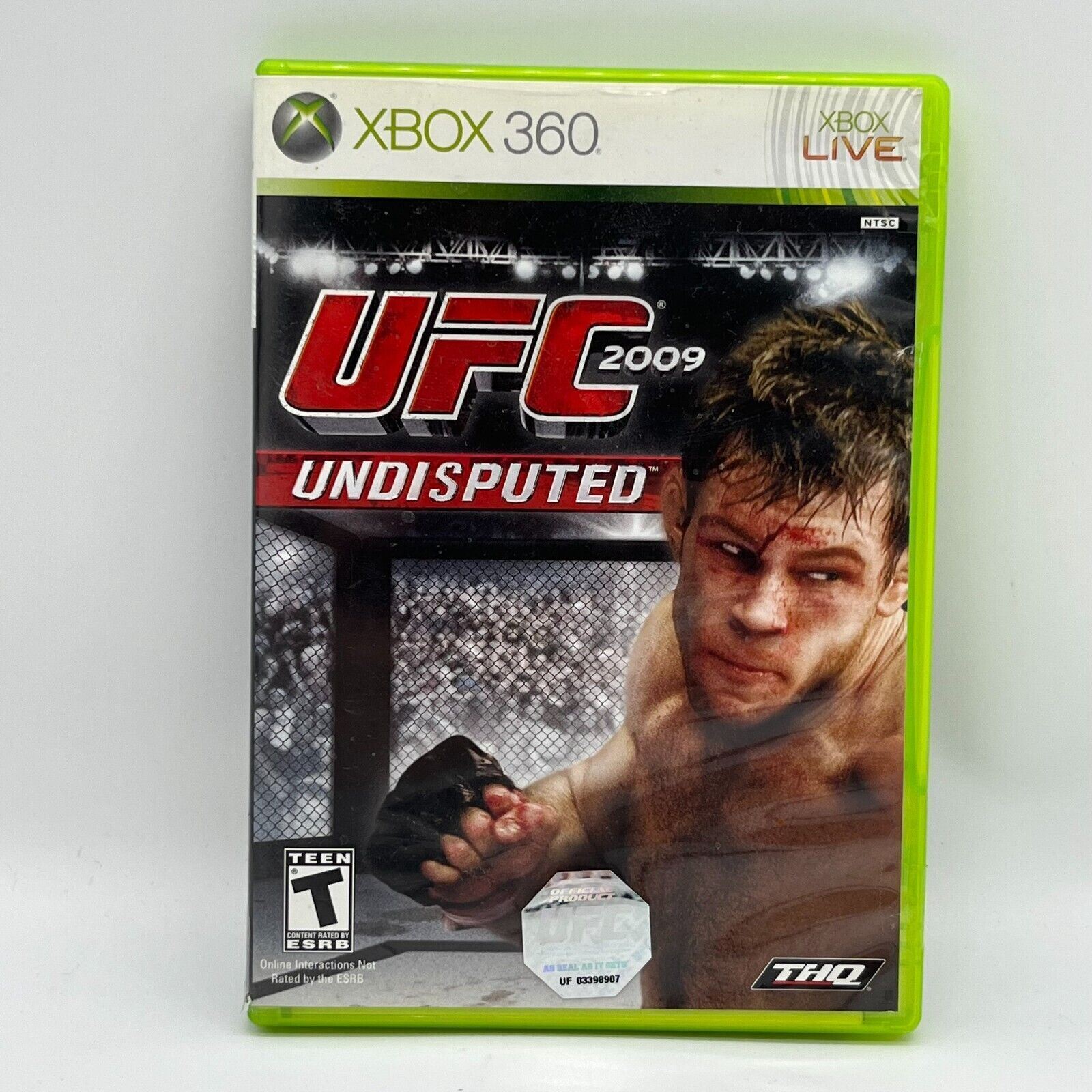 Jogo de Luta Ufc 3 Undisputed Xbox 360 Original Seminovo