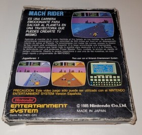 Nintendo NES - Mach Rider - Version Espagnole - Bon &Eacute;tat