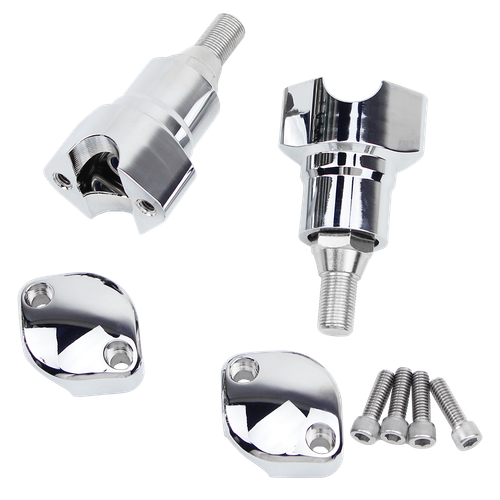 2.5” Chrome Riser Kit for OEM Harley Springer Heritage Softail FLSTSB ...