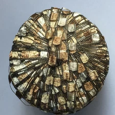 Berlini Ladder Ribbon Maxi Yarn #152 Sandstone 50gr 98yds Tan Beige Cream White