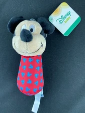 Disney Baby Mickey Mouse Hand Rattle Red Kids Preferred 6"