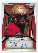 Marketplace image: 2023 LEAF METAL ZAY FLOWERS ROOKIE ROOKIE AUTO #1/1 RED PRISMATIC SUPERFRACTOR