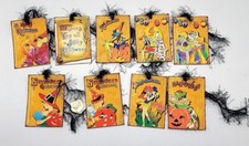 9-Halloween-Retro-Handmade-Journals-Supplies-Linen Cardstock-Gift-Hang-Tags