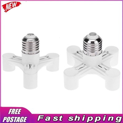 E27 to E14 Bulb Lamp Light Socket Adapter Splitter Screw Induction Lamps Holders