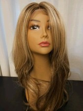 WOMEN'S AMAZING MIXED BLONDE LAYERED FULL LACE FRONT WIG