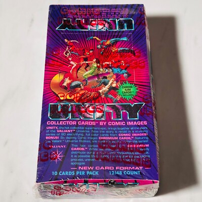 UNITY Collector Cards (Comic Images, 1992) Factory Sealed, 48 10-Card Packs