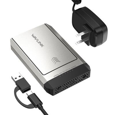 Dual Bay M.2 SSD Enclosure USB3.2 Gen 2 10Gpbs/20Gpbs One Click Offline Clone