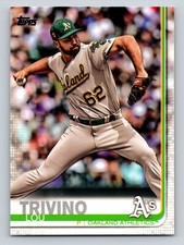 Lou Trivino 2019 Topps #83 Oakland Athletics