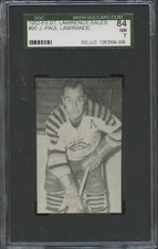1952-53 St. Lawrence Sales #95 J-Paul Lamirande Chicoutimi Sagueneen SGC 84 NM 7