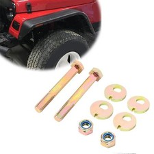 Front Lower Control Arm Cam Bolt Kit for 97-18 Jeep Wrangler TJ JK Alignment
