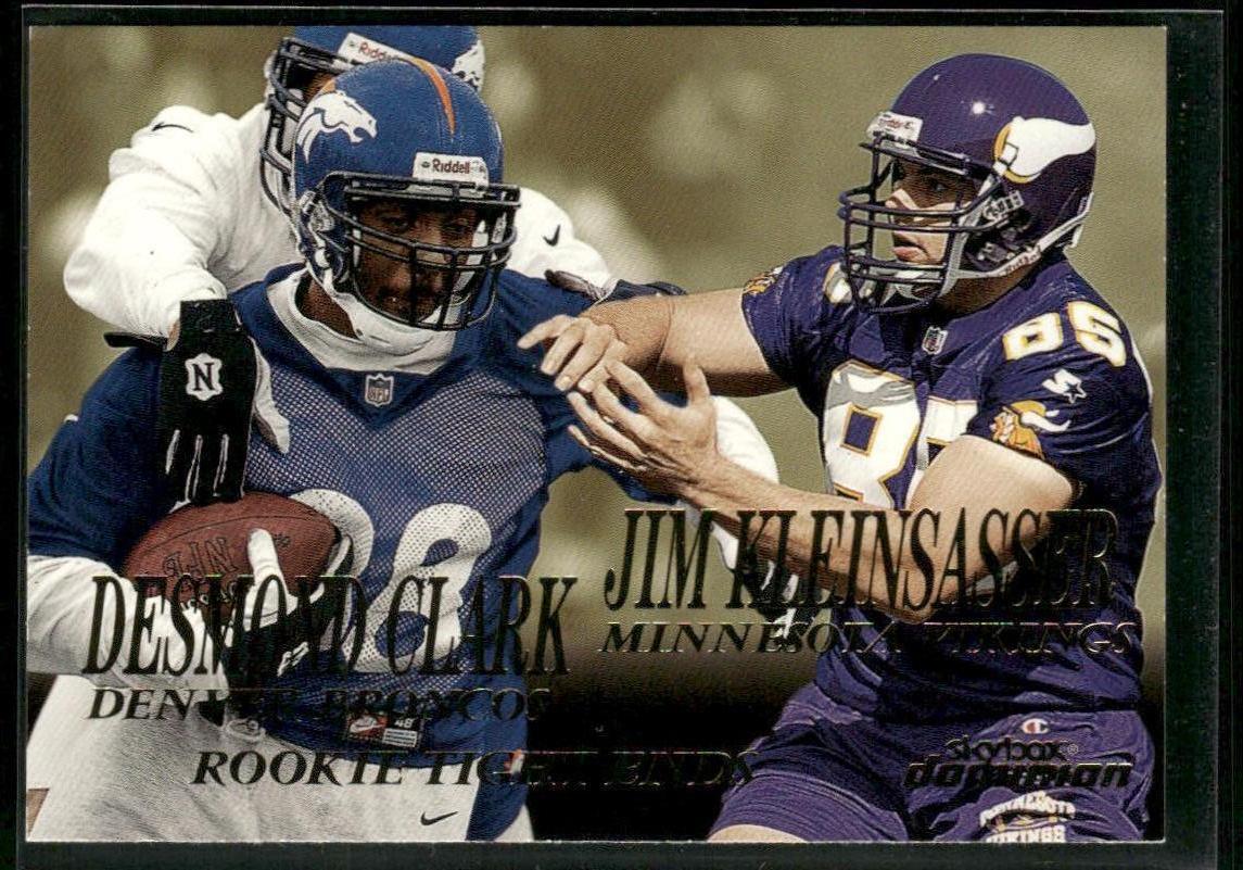 1999 SkyBox Dominion #244 Desmond Clark / Jim Kleinsasser | eBay