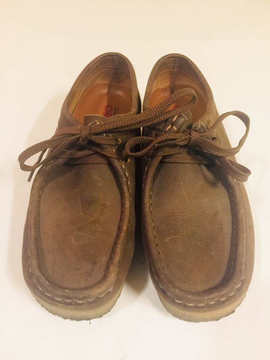 Clarks Originals Women 8M Wallabee Chukka Boots Brown Leather | eBay