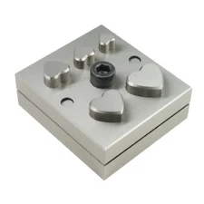 Disc Cutter - Heart - 5 Punches - for Jewelry Making - SFC Tools - 28-593