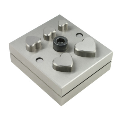 Disc Cutter - Heart - 5 Punches - for Jewelry Making - SFC Tools - 28-593