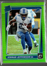 2021 Donruss Optic Lime Green #296 Jermar Jefferson RR /35