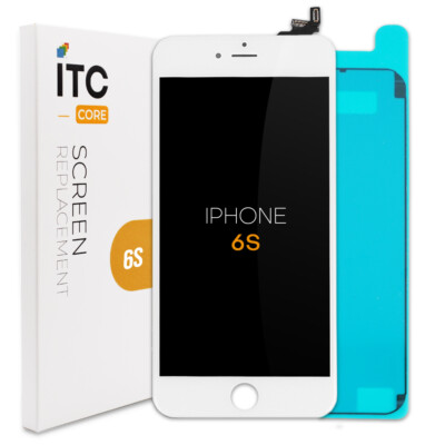 iTC Bildschirm für iPhone 6s Ersatz Touch Display Digitizer Full HD LCD weiß