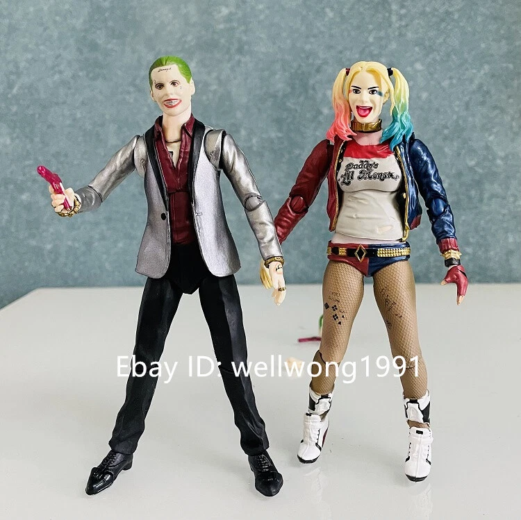 Hot Anime DC Suicide Squad Harley Quinn Joker PVC Action Figure Toy New In Box