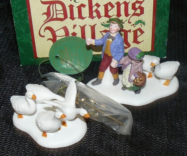 Dept 56 Twelve Days of Dickens Village Christmas Six Geese A-Laying VI ...