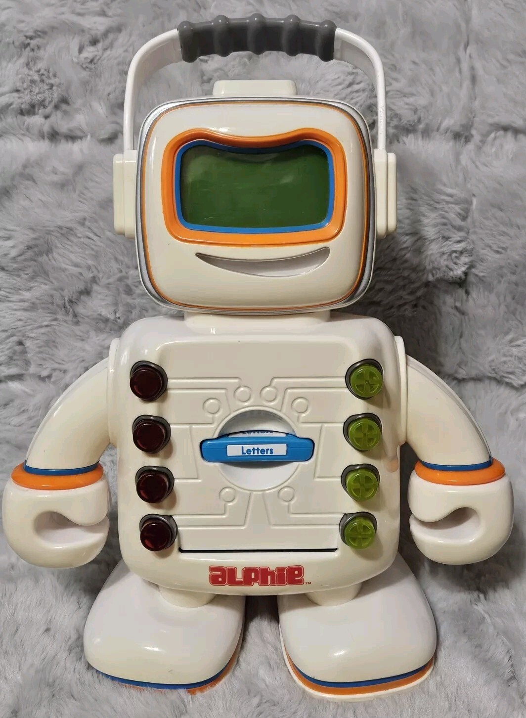 Talking Learning Machine Playskool Alphie Electronic Talking Learning Robot 1 Game No Cards ...