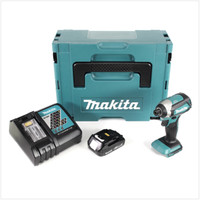 Makita Dtd 153 Y1J-D 18V Brushless Schlagschrauber + Makpac + 1,5Ah Akku + Lader