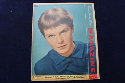1958 AUGUST 10 CHICAGO TRIBUNE MAGAZINE - DIANE YARSI COVER - E 22190