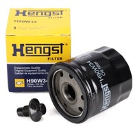Hengst ÖLfilter + Schraube FüR Ford Focus 4 Galaxy Kuga Mondeo S-MAX 2.0 Ecoblue