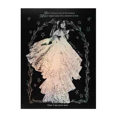 アイドル Taylor Swift lithograph IN HAND Taylor Swift Twirling Rainbow Foil Lithograph Folklore 18