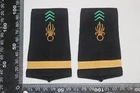 ORIGINAL CURRENT ISSUE FRENCH FOREIGN LEGION SOUS LIEUTENANT RANK SLIDES PAIR