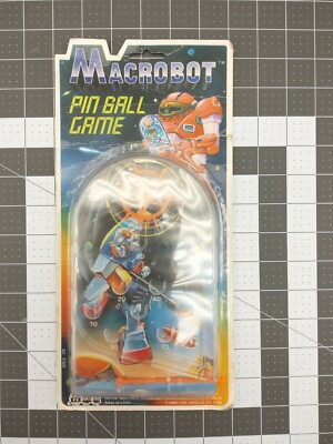 Vintage Macrobot Robot  Pin Ball Game NOS Famus Toys Condition Issues 