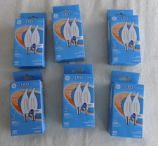GE 24532 Led Daylight 2 Pack Light Bulb, Clear, 40 Watts, 300 Lumens, Lot of 6