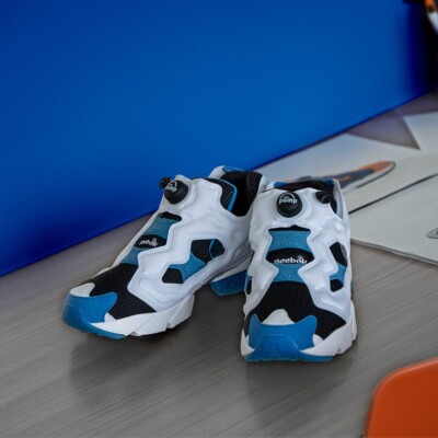 Reebok INSTAPUMP FURY 94 100074689 Core Black Easy Blue Footwear