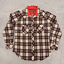 Vintage JCPenny The Western Shop Authentic Western Shirt 16 1/2-35 Flannel Plaid