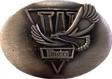 Vintage WINSTON Belt Buckle Eagle W Made In USA Country Core, Western Eagle