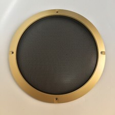 8" Inch Speaker Cover Golden Frame Metal Mesh Grills For Car Audio DJ PA Speaker