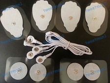 ELECTRODE LEAD CABLE 3.5mm  8 MASSAGE PADS compatible w / EROSTEK ESTIM UNIT