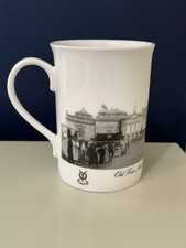 St Andrews Links Fine Bone China Mug Cup - Old Tom Morris Teeing Golf Ca 1896 UK